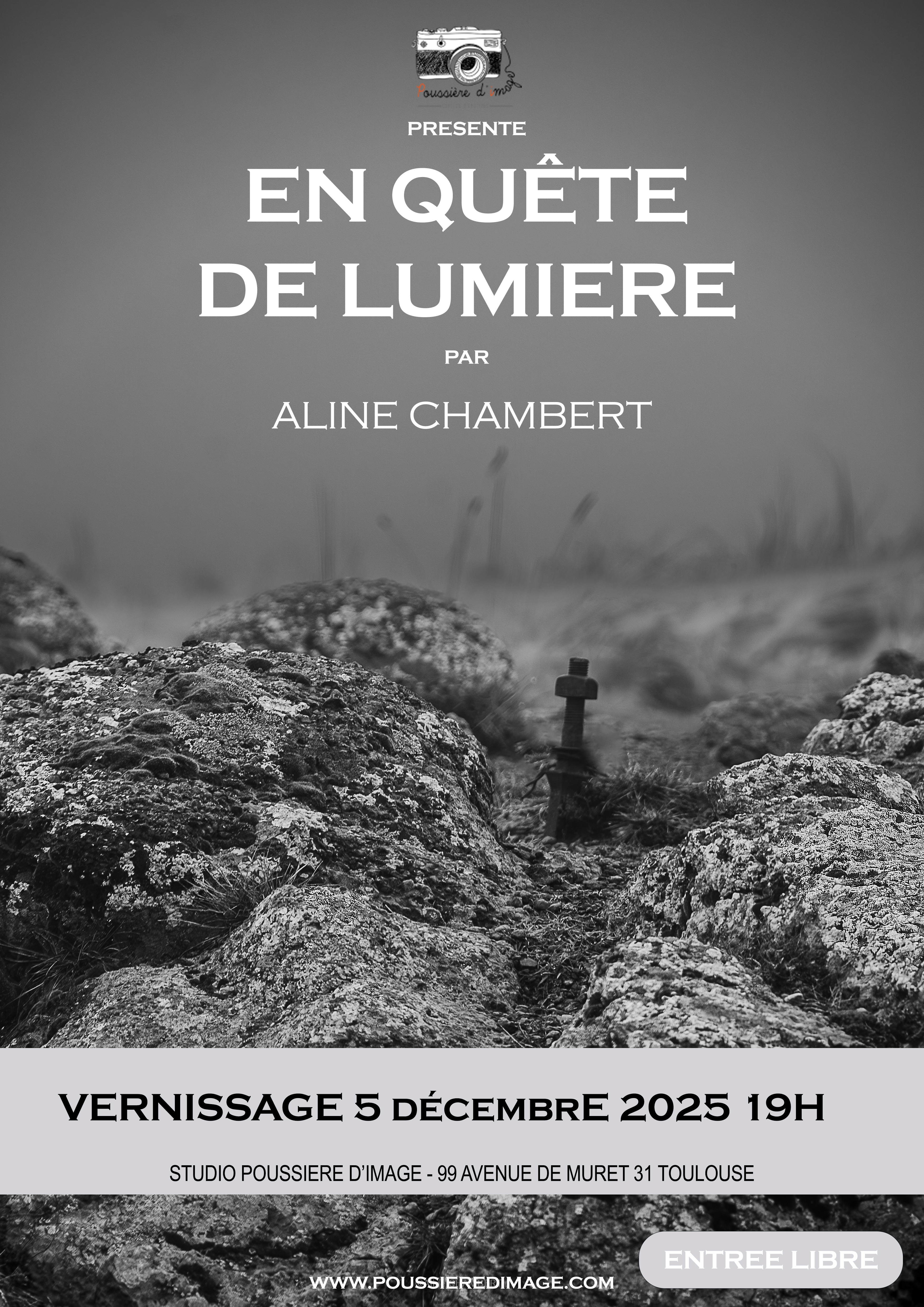Vernissage de Décembre avec "En quête de lumière" Aline CHAMBERT