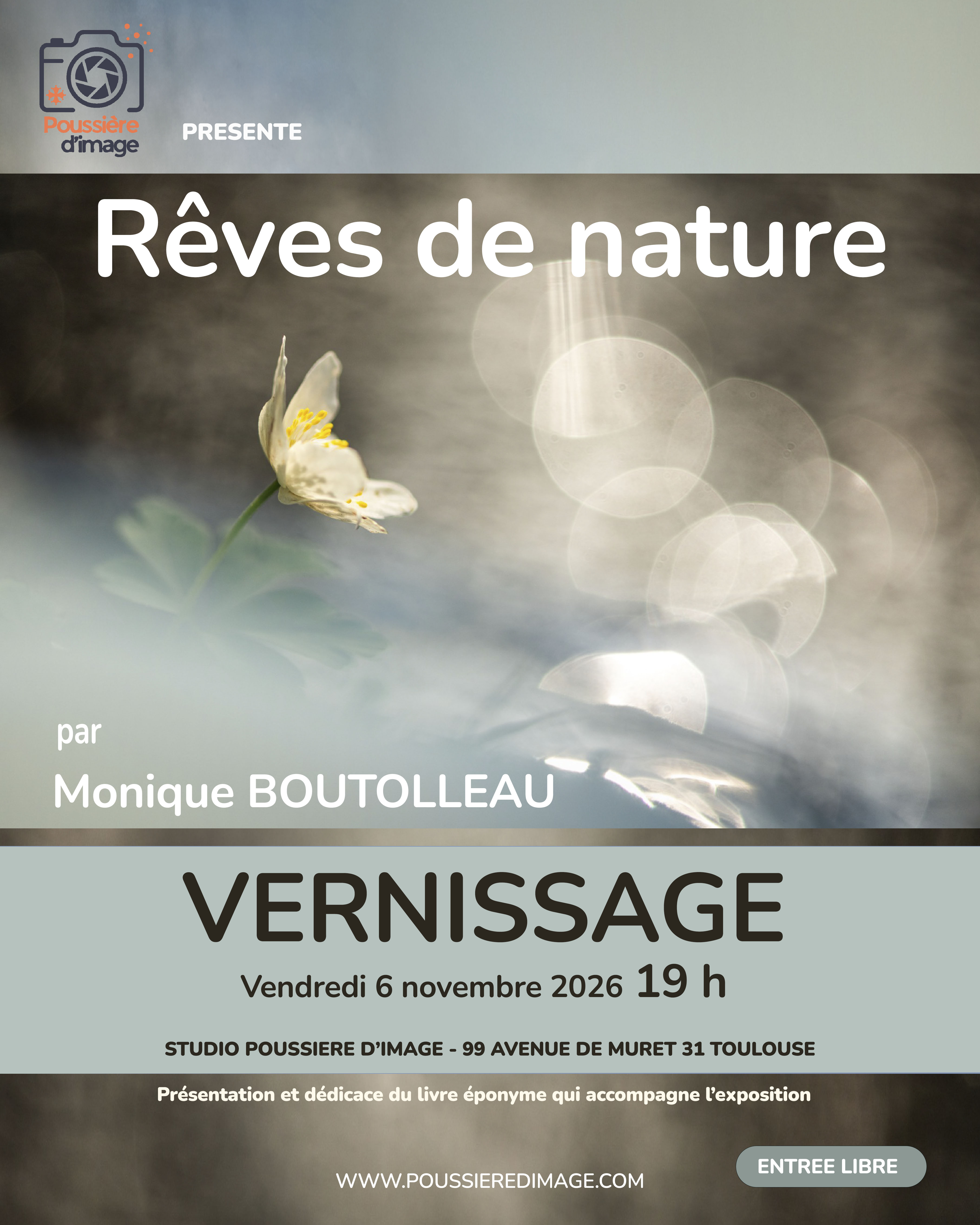 VERNISSAGE "Rêves de nature" par Monique BOUTOLLEAU